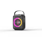 تصویر اسپیکر بلوتوثی قابل حمل دبلیو کینگ مدل T9 mini - مشکی ا Speaker Wking T9 mini Speaker Wking T9 mini