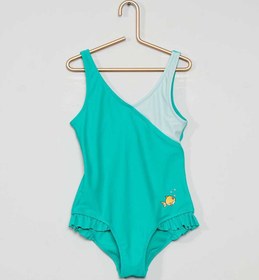 تصویر مایو دخترانه کیابی طرح ماهی XZ474 One-piece swimsuit kiabi XZ474