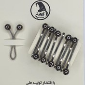 تصویر گیره استیل دوطرفه کهن-بسته 12 عددی-طرح 4 