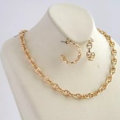 تصویر نیم ست زنانه طرح طلا ضدحساسیت 