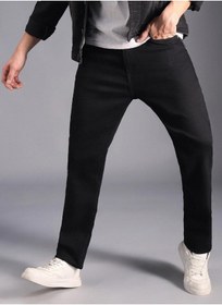 تصویر جین مردانه فیت باریک در رنگ مشکی برند high star Black color Tapered fit Men's Jeans