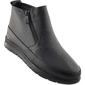 تصویر نیم بوت چرم طبیعی زنانه 618 