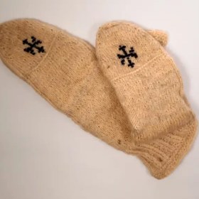 تصویر جوراب درمانی پشم واقعی گوسفند 