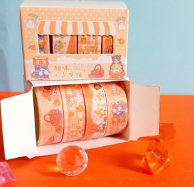 تصویر چسب واشی - نارنجی 