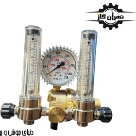 تصویر مانومتر 2 فلومتر دار آرگون co2 کسولد ترکیه 