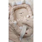 تصویر ست تشک گاردار مِمولای کرم خرسی 