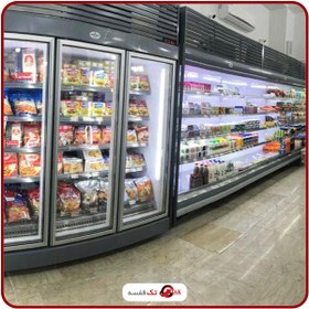 تصویر یخچال درب دار 