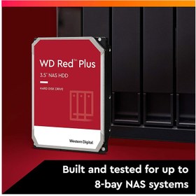 تصویر هارد اینترنال وسترن دیجیتال Red Plus با ظرفیت 4 ترابایت Western Digital Red Plus 4TB