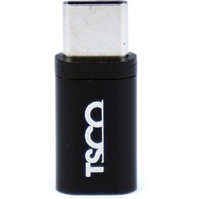 تصویر مبدل MICRO USB به TYPE-C تسکو مدل CONVERTER TSCO TCN-1313 ا شارژر موبایل تسکو شارژر موبایل تسکو