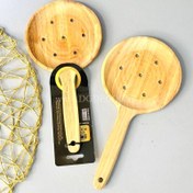 تصویر کفگیر چوبی بامبو وارداتی 