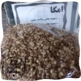 تصویر آجیل امگا (کتان کنجد شاهدانه مغز تخمه) 