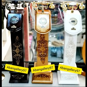 تصویر تلفن ایستاده چوبی نگین 