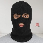 تصویر کلاه فیس ماسک تمام صورت مشکی 