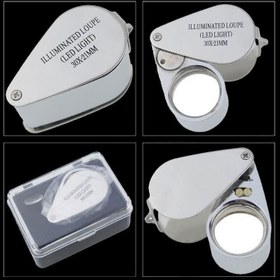 تصویر ذره بین تاشو ۳۰X مدل MG21007 