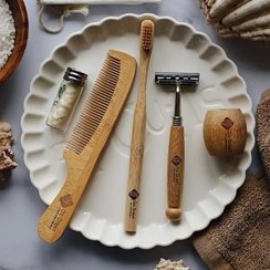 تصویر مسواک بامبو بسته ۱۰۰ عددی 