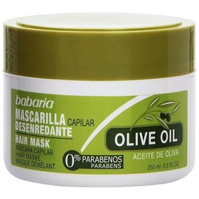 تصویر ماسک مو روغن زیتون باباریا حجم 250 میل اورجینال olive oil hair mask Babaria 250 ML