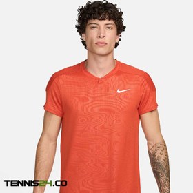 تصویر تی شرت تنیس مردانه نایک Nike Court Slam Dri-FIT- نارنجی 