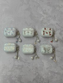 تصویر گارد ایرپاد نگین دار فانتزی مدل آلبالو و پاپیون 