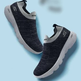 تصویر کفش کتونی اسکیچرز پیاده روی دهن کشی جورابی مردانه skechers SKECHERS