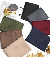 تصویر روسری ژاکارد طرح گل رز 