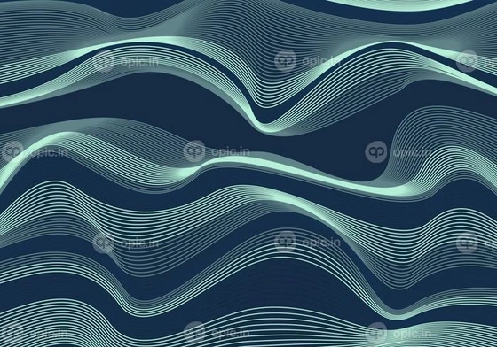 خرید و قیمت دانلود وکتور موج انتزاعی یا خط موج دار طرح دریای آبی پس ...