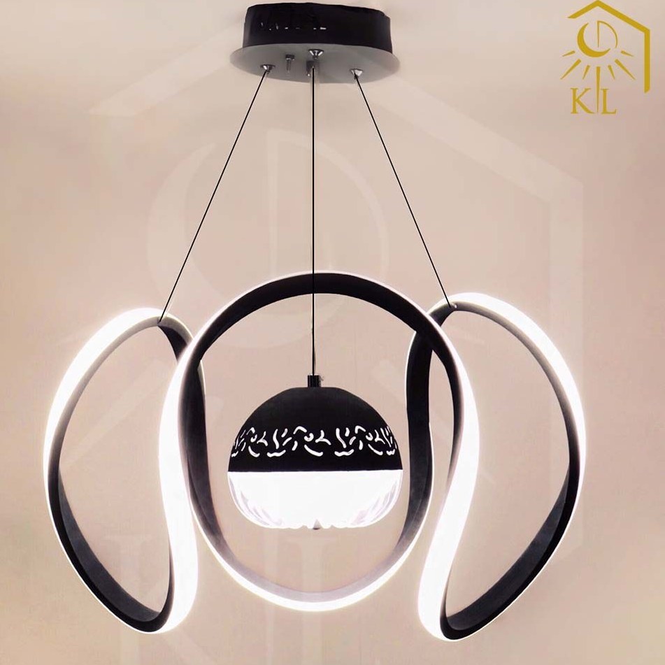 خرید و قیمت لوستر آویز مدرن SMD طرح کلاه شاپو با گوی خرید و قیمت لوستر آویز مدرن SMD طرح کلاه شاپو با گوی