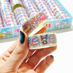 تصویر چسب واشی هولوگرامی 