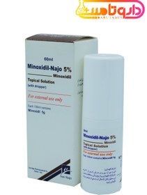 تصویر محلول موضعی ماینوکسیدیل 5% ناژو Najo Minoxidil 5 Topical Solution