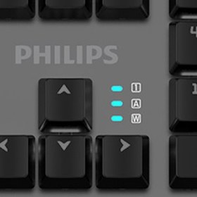 تصویر کیبورد مخصوص بازی فیلیپس مدل SPK8404 Philips SPK8404 Gaming Keyboard