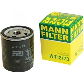 تصویر فیلتر روغن مدل w712/73 برند مان MANN ( اصلی ) w712/73 MANN Oil Filter