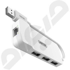 تصویر هاب USB2 یونیتک مدل Y-1470 White 