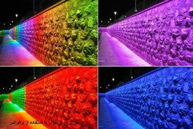 تصویر وال واشر 36 وات برنامه پذیر RGB 