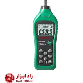 تصویر دورسنج مکانیکی تماسی مستک مدل MS6208A Contact type Tachometer MS6208A MASTECH