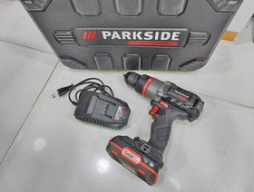 تصویر دریل چکشی شارژی PSBSAP 20-LI A1 پارکساید (استوک) Parkside PSBSA 20-Li A1 2 Speed Cordless Drill