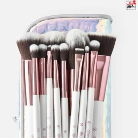 تصویر ست براش ۱۲ تکه کریستال کوارتز بی اچ Bh Cosmetics BH Cosmetics Crystal Quartz Brush Set -12pieces