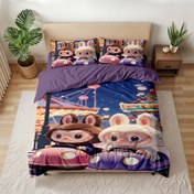 تصویر سرویس خواب 1 نفر 5 تکه مدل labubu کد 507 