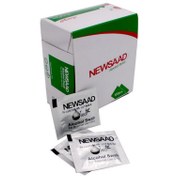 تصویر پنبه الکلی 100عددی نیوساد Newsaad Alcohol Swab 100pcs