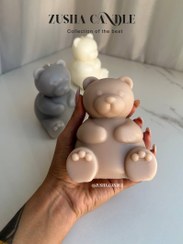 تصویر شمع فانتزی طرح تدی بزرگ 