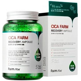 تصویر آمپول ضد چروک و ترمیم کننده سیکا فارم استی ا FARM STAY Cica Farm Revitalizing Ampoule 250ml FARM STAY Cica Farm Revitalizing Ampoule 250ml
