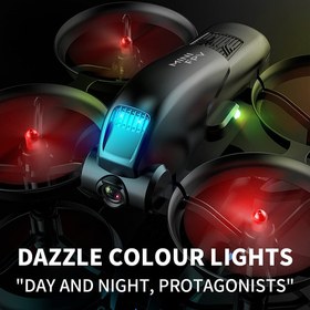 تصویر پهپاد با دوربین دوگانه Mezone Mini FPV RC Drone (Falco cherrug 4K) with Dual Camera - ارسال 10 الی 15 روز کاری 