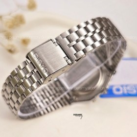 تصویر ساعتمچی مردانه و زنانه کاسیو بند نقره ای CASIO 