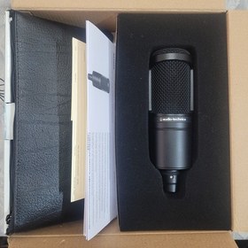 تصویر میکروفون آدیو-تکنیکا مدل AT2020 استودیویی 