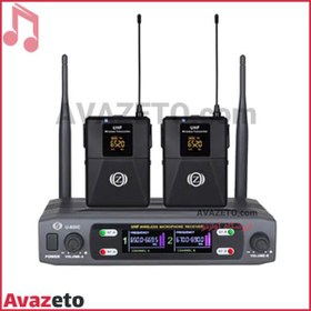 تصویر میکروفن بیسیم یقه ای زیکو Zico U-600C Microphone Zico U-600C