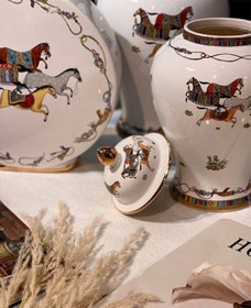 تصویر کاپ و جینجر دکوری مدل Hermes 