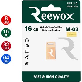 تصویر فلش REEWOX M03 Champange 32GB REEWOX M03 Champange 32GB