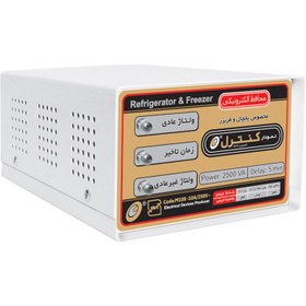 تصویر محافظ یخچال و فریزر فلزی ارت دار نمودار کنترل مدل M108B با کابل 3 متر 