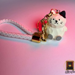 تصویر جاکلیدی فانتزی طرح‌دار گربه Funky & Cute Keychains Collection