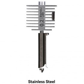 تصویر نازل استیل 0.2mm برند BAMBULAB مناسب سری A1 نازل استیل سختکاری شده 0.2mm برند BAMBU LAB مناسب سری A1