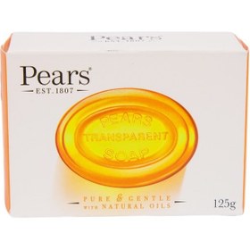 تصویر صابون شفاف کننده حجم 125 میل پیرز Pears Transparent Soap 125ml