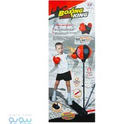 تصویر کیسه بوکس کینگز اسپرت مدل 143881 ظرفیت بزرگ به همراه دستکش 